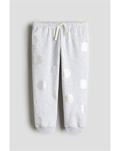 Джоггеры с принтом, серый H&m