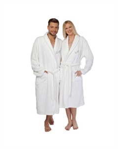 Linum Домашний текстиль Турецкий хлопок Персонализированный махровый халат унисекс, X Linum home textiles