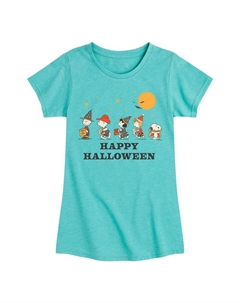 Групповая футболка «Арахис» в стиле ретро для девочек 7–16 лет на Хэллоуин, синий Licensed character