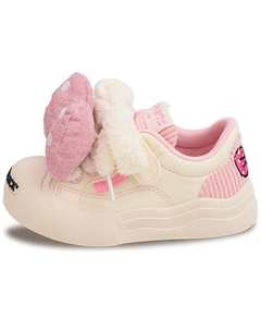 Детские кроссовки для скейтбординга Kids Low-top White/Pink, розовый Budding