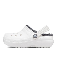 Детские шлепанцы детские белые/серые, белый/серый Crocs