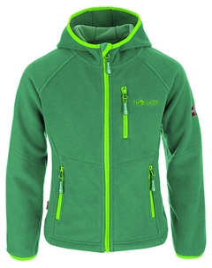 Флисовая куртка Stavanger, цвет Grün/Hellgrün Trollkids