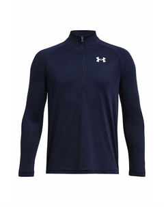 Топ с длинными рукавами TECH 2 0 1 2 ZIP, цвет midnight navy (411) Under armour