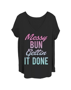 Футболка больших размеров для юниоров Get It Bun с надписью Unbranded