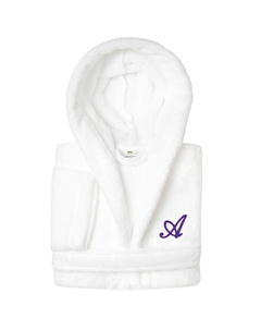 Персонализированный детский суперплюшевый халат с капюшоном, A Linum home textiles