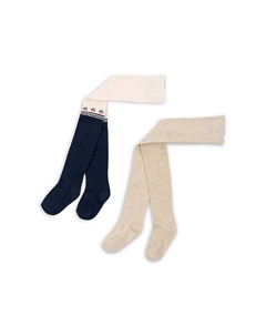 Колготки детские 2 шт. CHERRY LUREX TIGHTS 2 шт., бежевый Konges slojd