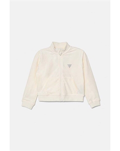 Детская велюровая толстовка, бежевый Guess