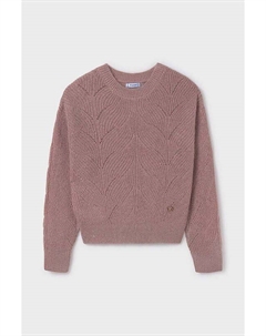 Детский свитер из смесовой шерсти, розовый Mayoral