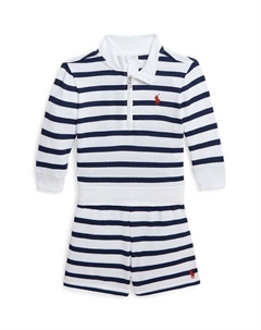 Хлопковый детский комплект, темно-синий Polo ralph lauren