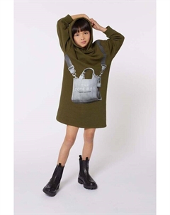 Детское хлопковое платье, зеленый Marc jacobs