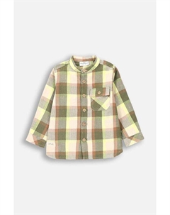 Хлопковая детская рубашка, зеленый Coccodrillo