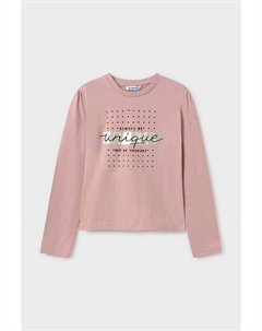 Детская хлопковая рубашка с длинным рукавом, розовый Mayoral