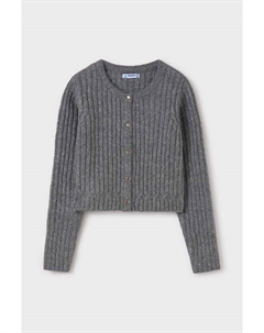 Детский кардиган из смесовой шерсти, серый Mayoral