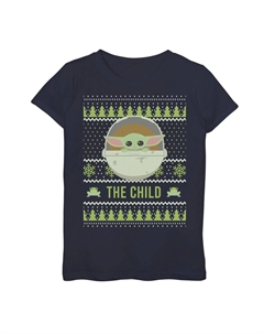 Для девочек 7–16 лет «Звездные войны», «Мандалорец», «Ребенок», он же «Малыш Йода», рождественский свитер, футболка с графическим рисунком Star wars