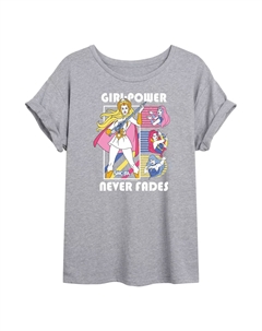 Футболка She-Ra Girl Power Never Fades для юниоров со струящимся рисунком, серый Licensed character