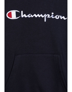 Толстовка с капюшоном ICONS HOODIE CONTRAST LOGO UNISEX, темно-синий Champion