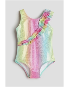 Купальник с воланами, розовый H&m