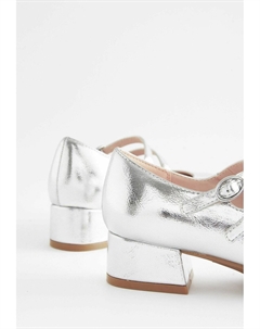 Балетки с пряжкой DOUBLE STRAP OCCASION, REGULAR FIT, серебро Next