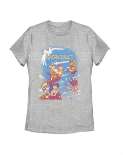 Винтажная футболка Missy Crew для юниоров Disney Hercules Box Art Licensed character