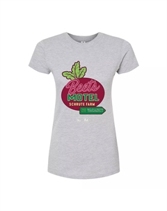 Облегающая футболка The Office Beets Motel для юниоров, серый Licensed character