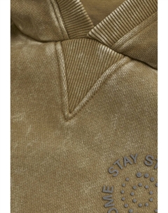 Толстовка с капюшоном STONE WASHED, горчично-желтый Minymo®