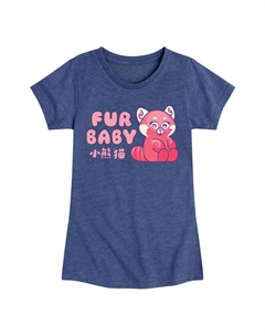 Меховая детская футболка с рисунком Disney/Pixar's Turning Red для девочек 7–16 лет, синий Licensed character