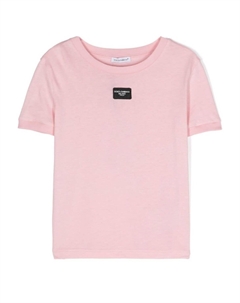 Футболка с логотипом, розовый Dolce&gabbana