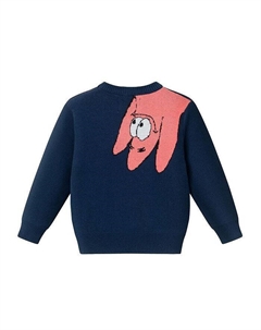 Брюки x Buddies Жаккардовый свитер с запахом для мальчиков - Little Kid, синий Andy & evan