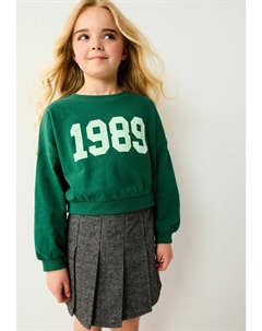 Толстовка с капюшоном GRAPHIC LONG SLEEVE, зеленый Next