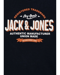Футболка с длинным рукавом JJELOGO TEE LS O-NECK NOOS, белый Jack & jones