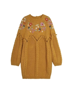 Трикотажное платье REGULAR FIT, желтый Jojo maman bébé