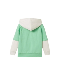 Толстовка с капюшоном IM 2-IN-1-LOOK, зеленый Tom tailor