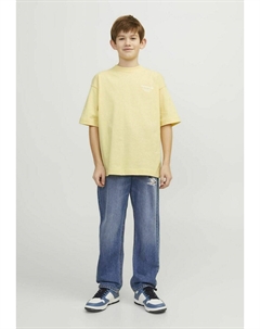 Футболка с принтом, желтый Jack & jones