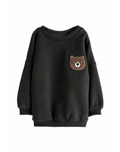 Толстовка CREW NECK REGULAR FIT, черный Next