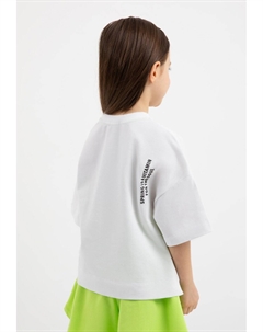 Футболка с принтом, белый Gulliver