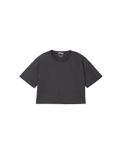 Футболка CROPPED, темно-серый Tom tailor