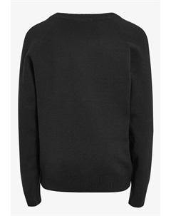 Вязаный свитер V-NECK REGULAR FIT, черный Next