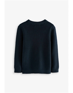 Вязаный свитер CREW NECK KNITTED ., REGULAR FIT, синий Next