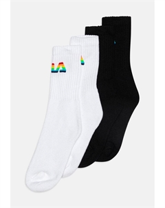 Набор носков JUNIOR TENNIS RAINBOW LOGO UNISEX, 4 пары, черный Fila