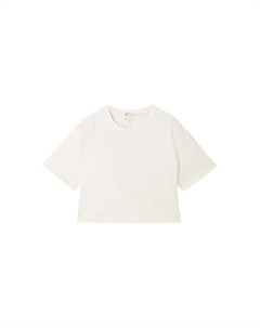 Футболка CROPPED, белый Tom tailor