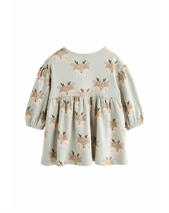 Трикотажное платье WITH REGULAR FIT SET, зеленый Next