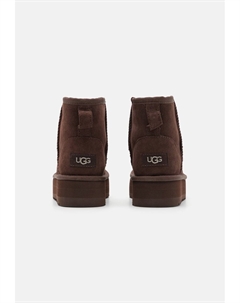 Ботильоны CLASSIC MINI PLATFORM UNISEX, темно-коричневый Ugg