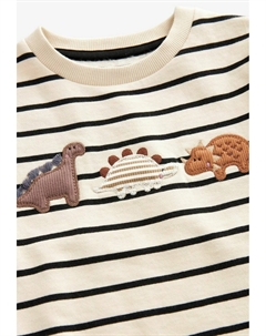 Толстовка EMBROIDERED CREW NECK REGULAR FIT, бежевый Next