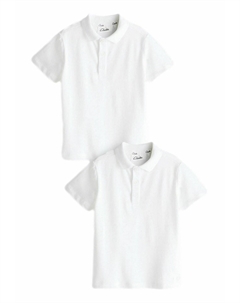 Рубашка поло 2 PACK., REGULAR FIT, белый Clarks
