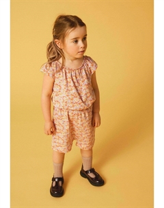 Платье из джерси 2ER-SET MIDI KURZAM RUNDHALS, пестрая сирень Name it