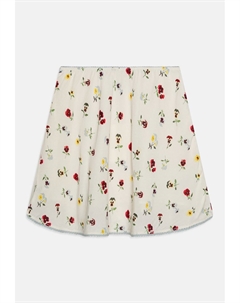 Юбка А-силуэта X DOEN FLORAL MINI SKIRT, кремовый Gap