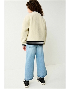 Куртка-бомбер BORG VARSITY, кремовый Next