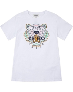 Футболка детская, белый Kenzo