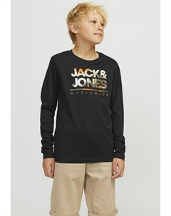 Футболка с длинным рукавом, черный Jack & jones