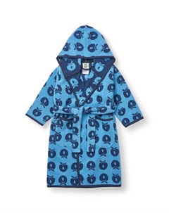 Халат APPLE, синий Småfolk